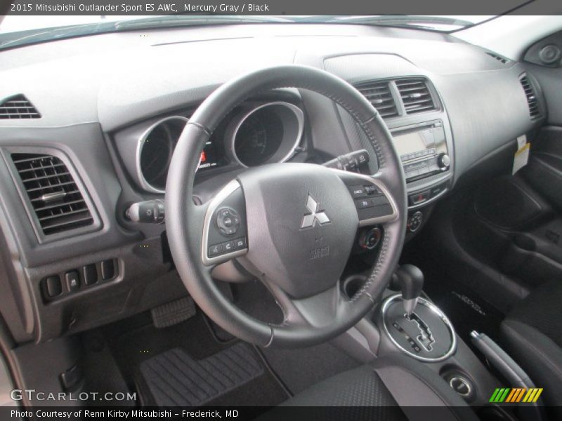 Mercury Gray / Black 2015 Mitsubishi Outlander Sport ES AWC