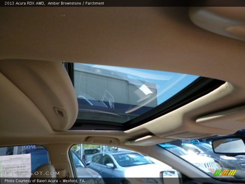 Amber Brownstone / Parchment 2013 Acura RDX AWD