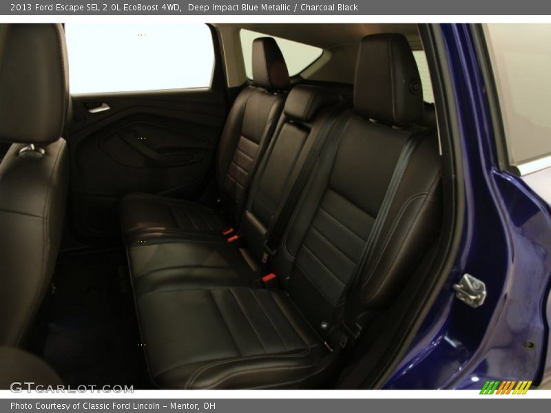 Deep Impact Blue Metallic / Charcoal Black 2013 Ford Escape SEL 2.0L EcoBoost 4WD