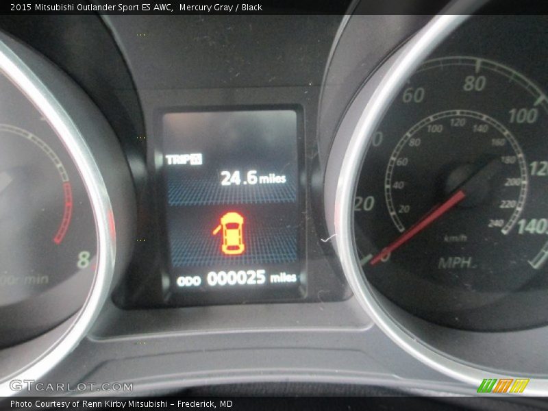 Mercury Gray / Black 2015 Mitsubishi Outlander Sport ES AWC