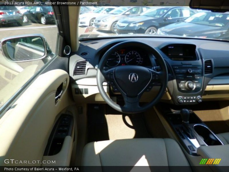 Amber Brownstone / Parchment 2013 Acura RDX AWD