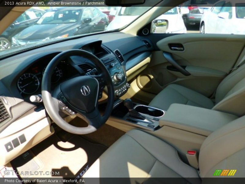 Amber Brownstone / Parchment 2013 Acura RDX AWD