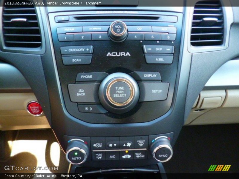 Amber Brownstone / Parchment 2013 Acura RDX AWD