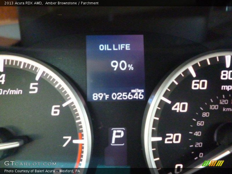 Amber Brownstone / Parchment 2013 Acura RDX AWD
