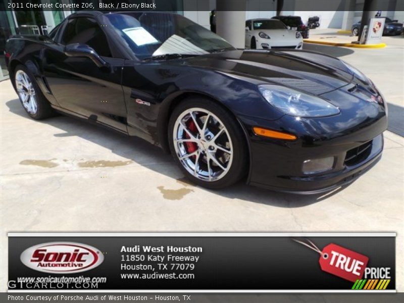 Black / Ebony Black 2011 Chevrolet Corvette Z06