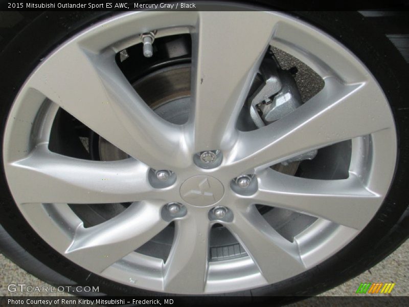 Mercury Gray / Black 2015 Mitsubishi Outlander Sport ES AWC