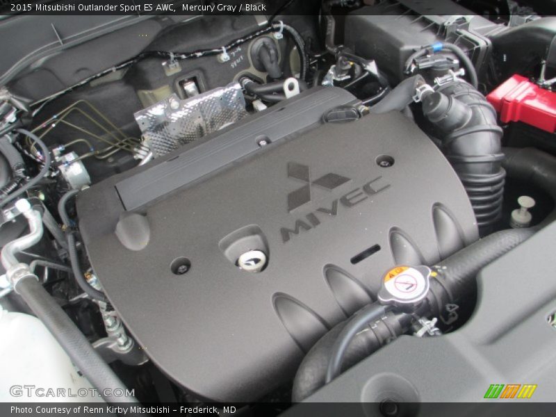 Mercury Gray / Black 2015 Mitsubishi Outlander Sport ES AWC
