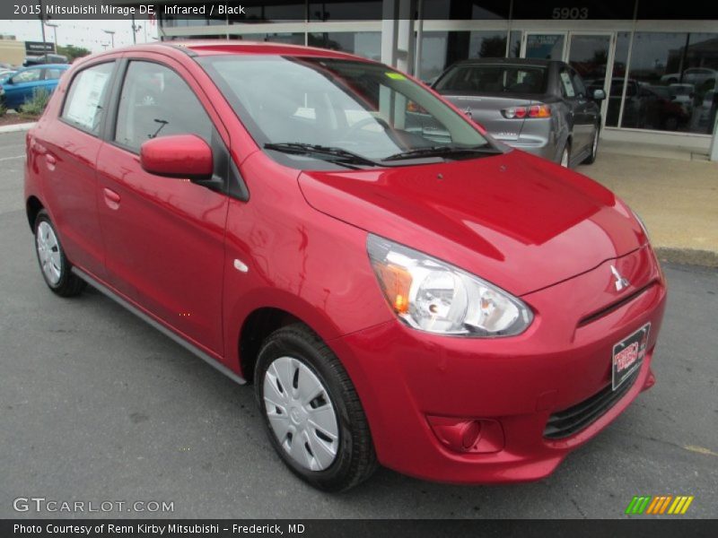 Infrared / Black 2015 Mitsubishi Mirage DE