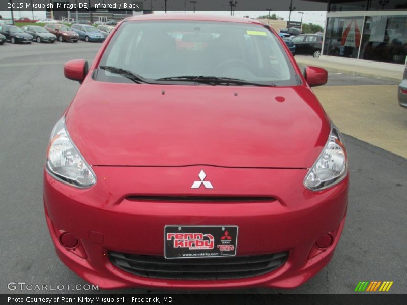 Infrared / Black 2015 Mitsubishi Mirage DE