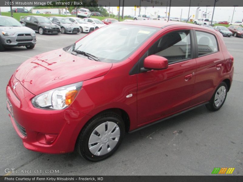 Infrared / Black 2015 Mitsubishi Mirage DE