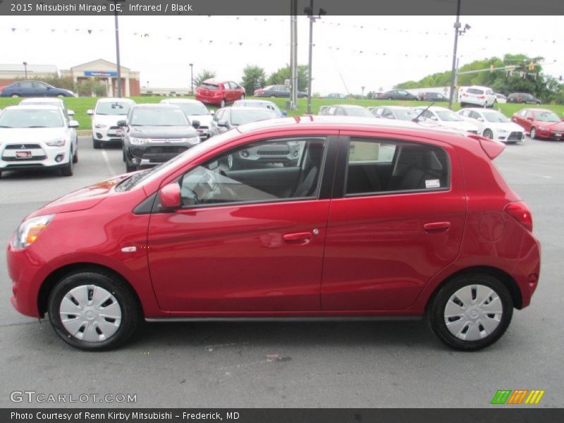 Infrared / Black 2015 Mitsubishi Mirage DE
