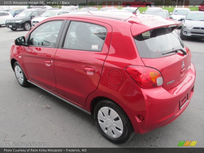 Infrared / Black 2015 Mitsubishi Mirage DE