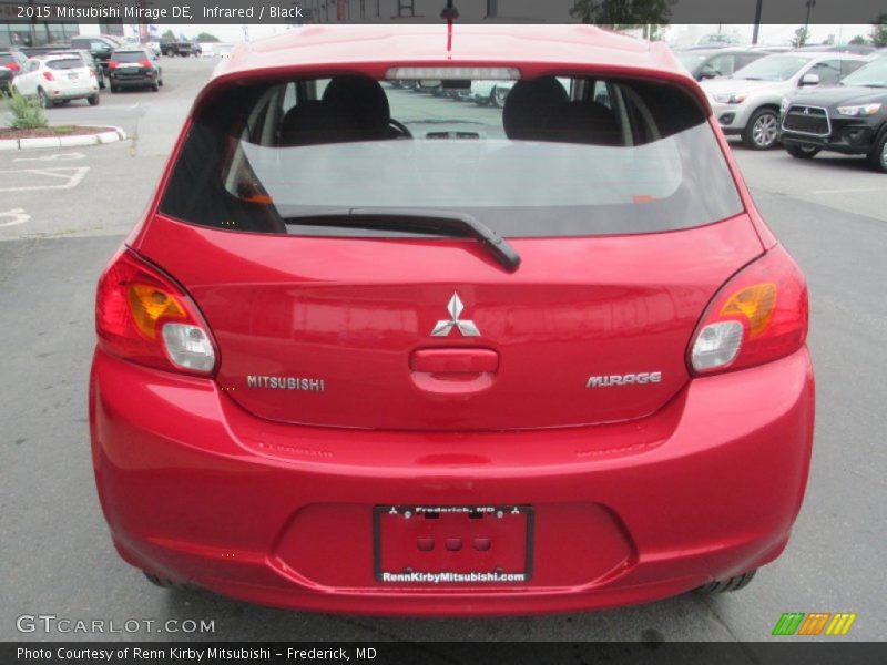Infrared / Black 2015 Mitsubishi Mirage DE
