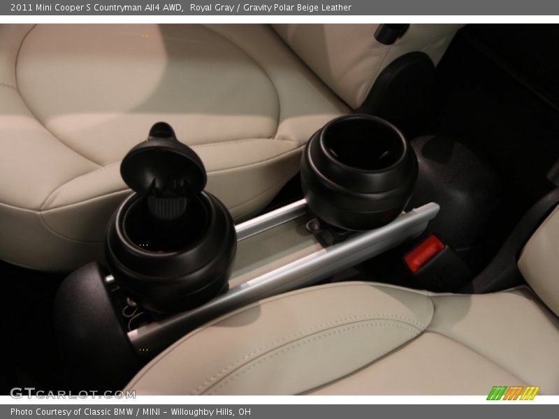 Royal Gray / Gravity Polar Beige Leather 2011 Mini Cooper S Countryman All4 AWD