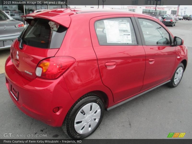 Infrared / Black 2015 Mitsubishi Mirage DE