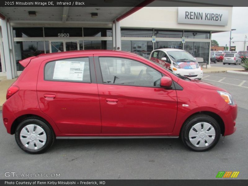 Infrared / Black 2015 Mitsubishi Mirage DE