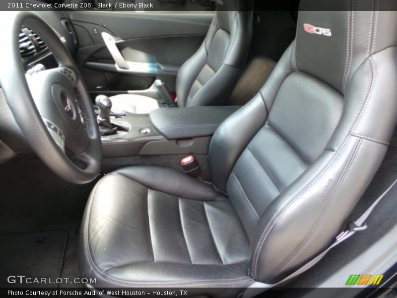 Front Seat of 2011 Corvette Z06