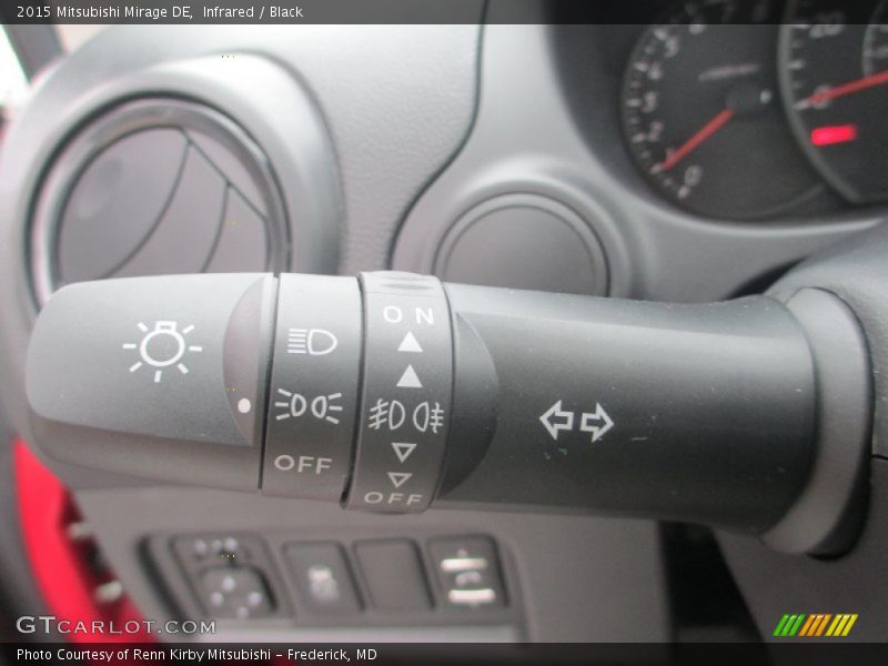 Infrared / Black 2015 Mitsubishi Mirage DE
