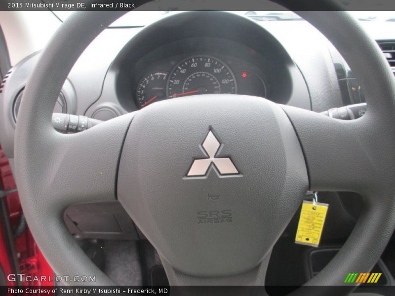 Infrared / Black 2015 Mitsubishi Mirage DE