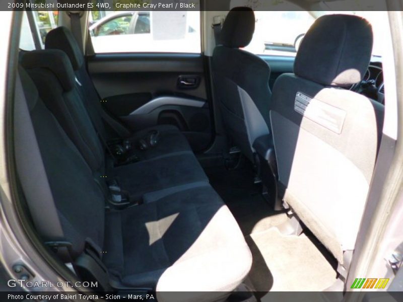 Graphite Gray Pearl / Black 2009 Mitsubishi Outlander ES 4WD
