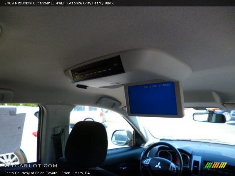 Graphite Gray Pearl / Black 2009 Mitsubishi Outlander ES 4WD