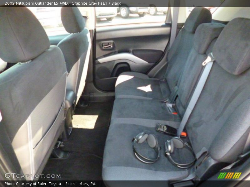 Graphite Gray Pearl / Black 2009 Mitsubishi Outlander ES 4WD