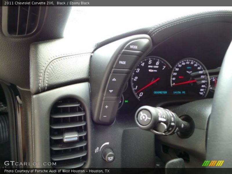 Controls of 2011 Corvette Z06
