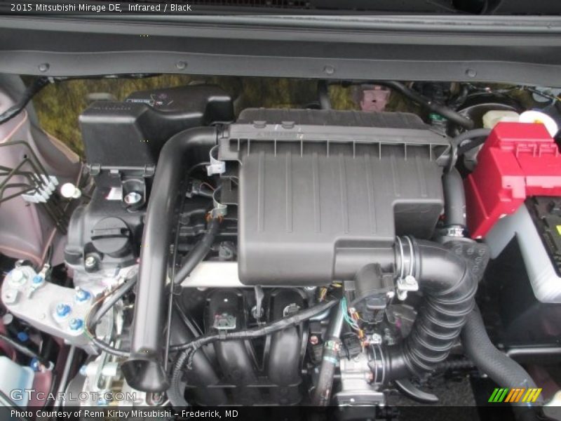 Infrared / Black 2015 Mitsubishi Mirage DE