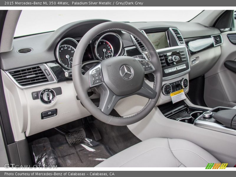  2015 ML 350 4Matic Grey/Dark Grey Interior