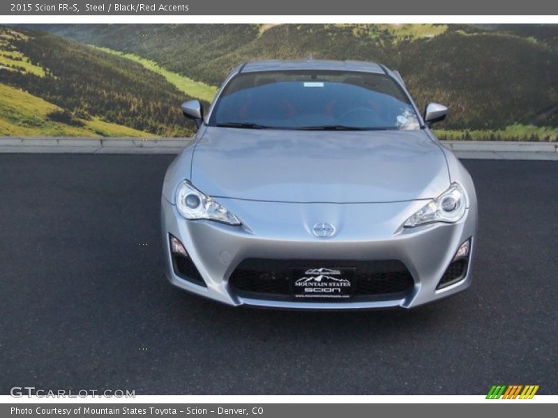 Steel / Black/Red Accents 2015 Scion FR-S