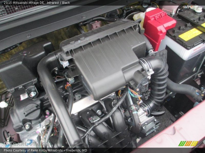 Infrared / Black 2015 Mitsubishi Mirage DE