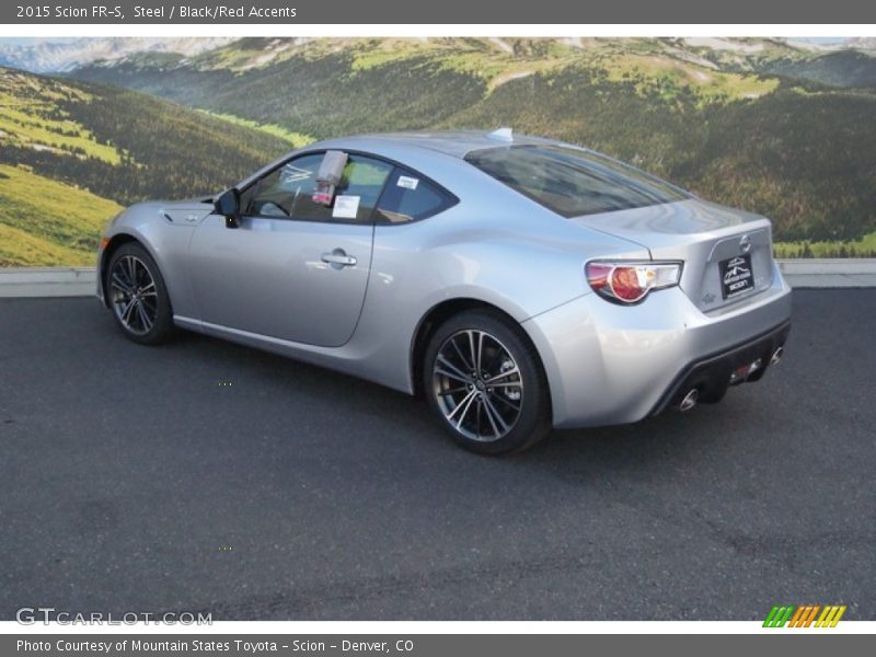 Steel / Black/Red Accents 2015 Scion FR-S