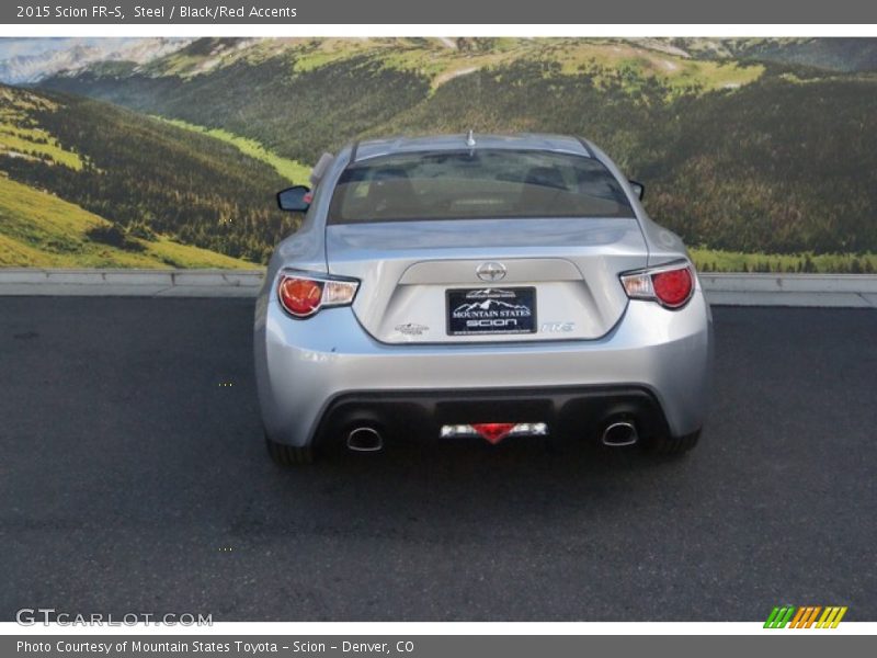 Steel / Black/Red Accents 2015 Scion FR-S