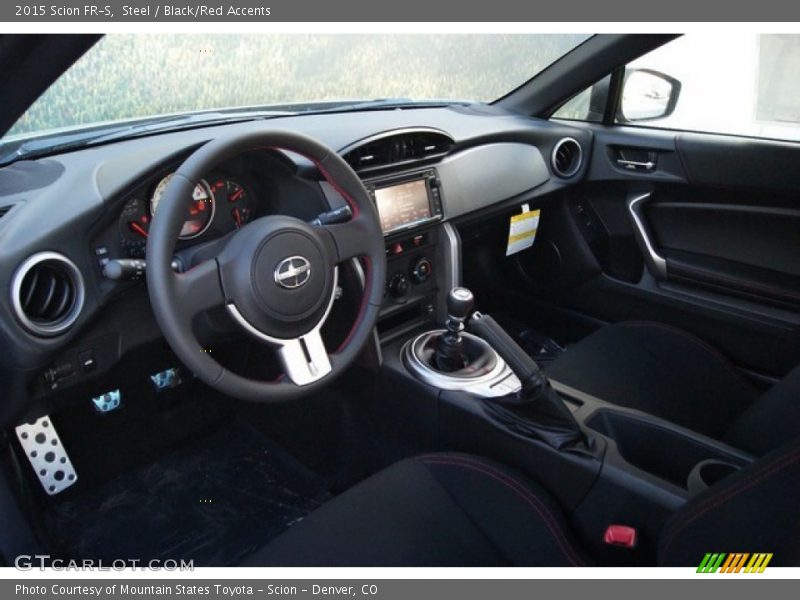 Steel / Black/Red Accents 2015 Scion FR-S