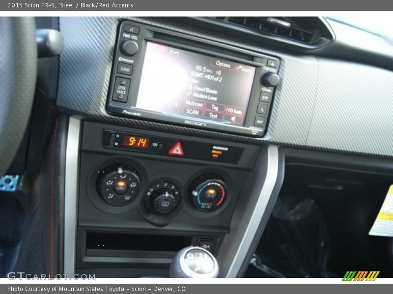 Steel / Black/Red Accents 2015 Scion FR-S