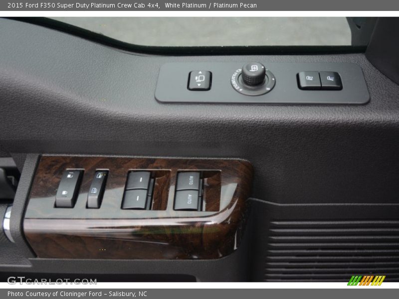 White Platinum / Platinum Pecan 2015 Ford F350 Super Duty Platinum Crew Cab 4x4