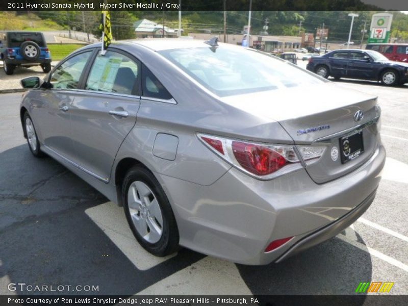 Hyper Silver Metallic / Gray 2011 Hyundai Sonata Hybrid