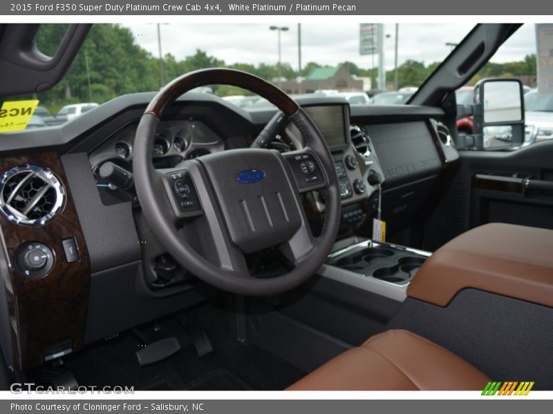 Dashboard of 2015 F350 Super Duty Platinum Crew Cab 4x4