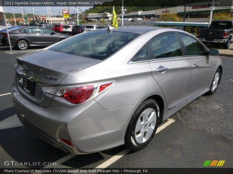 Hyper Silver Metallic / Gray 2011 Hyundai Sonata Hybrid