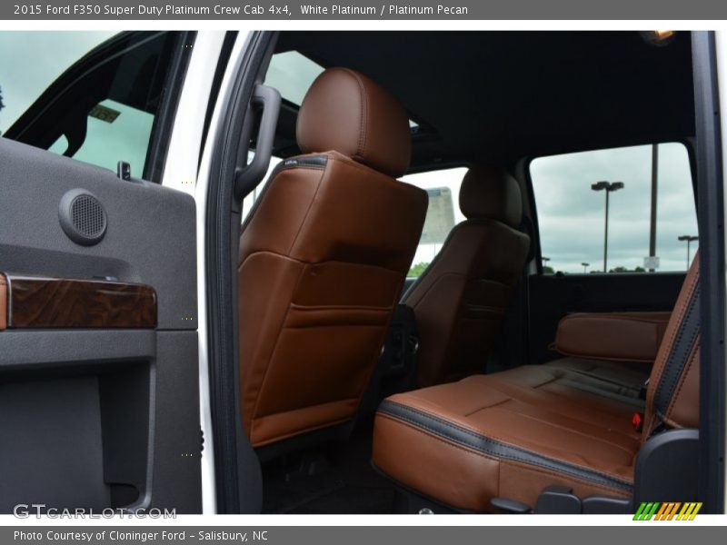 Rear Seat of 2015 F350 Super Duty Platinum Crew Cab 4x4