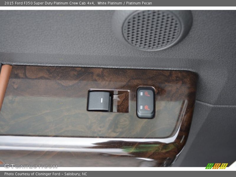 White Platinum / Platinum Pecan 2015 Ford F350 Super Duty Platinum Crew Cab 4x4