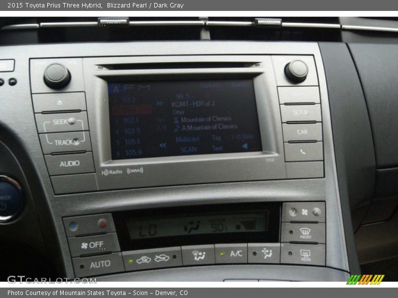 Controls of 2015 Prius Three Hybrid