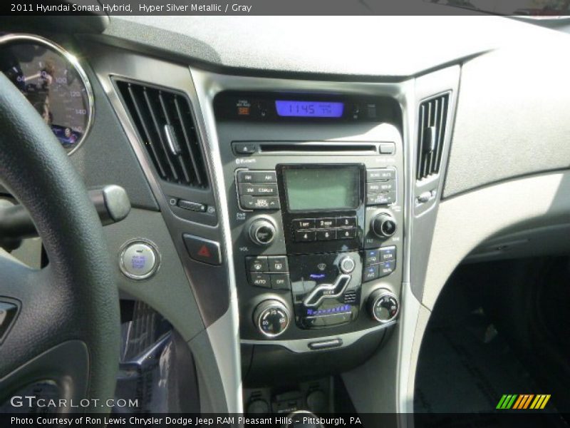 Hyper Silver Metallic / Gray 2011 Hyundai Sonata Hybrid