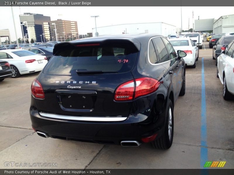 Black / Luxor Beige 2014 Porsche Cayenne Diesel