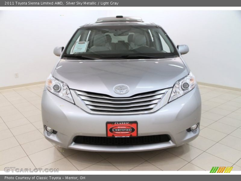 Silver Sky Metallic / Light Gray 2011 Toyota Sienna Limited AWD