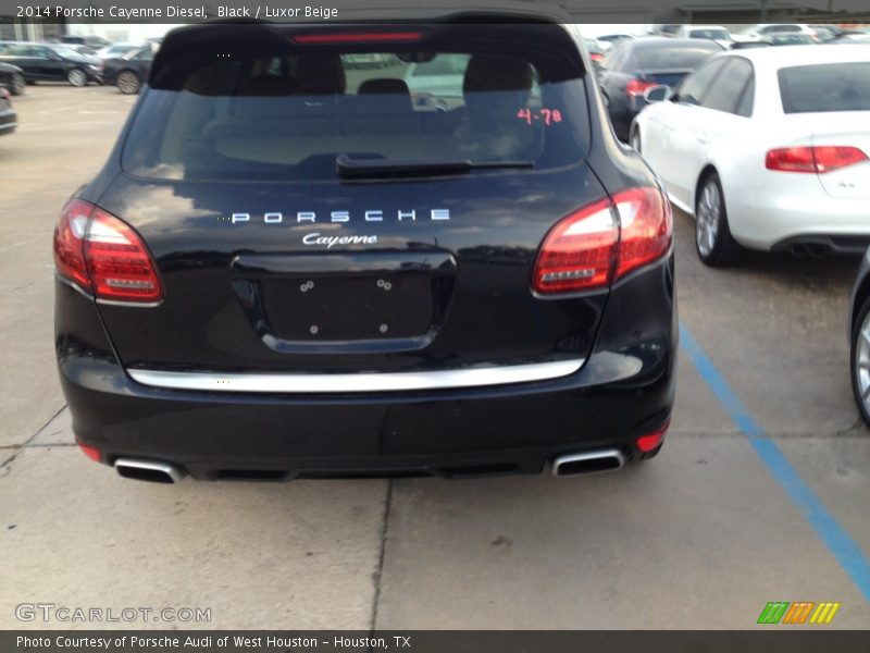 Black / Luxor Beige 2014 Porsche Cayenne Diesel