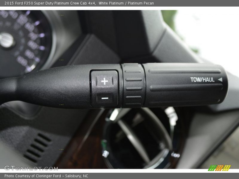 White Platinum / Platinum Pecan 2015 Ford F350 Super Duty Platinum Crew Cab 4x4