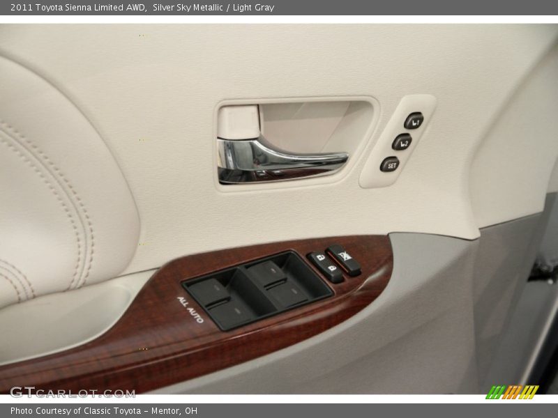 Silver Sky Metallic / Light Gray 2011 Toyota Sienna Limited AWD