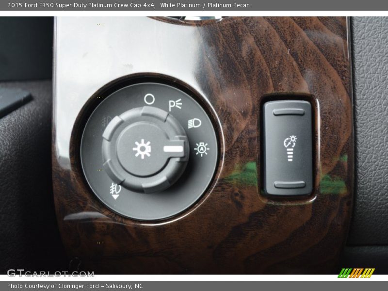 White Platinum / Platinum Pecan 2015 Ford F350 Super Duty Platinum Crew Cab 4x4