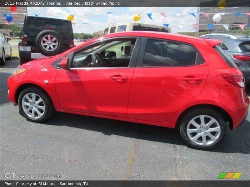 True Red / Black w/Red Piping 2012 Mazda MAZDA2 Touring